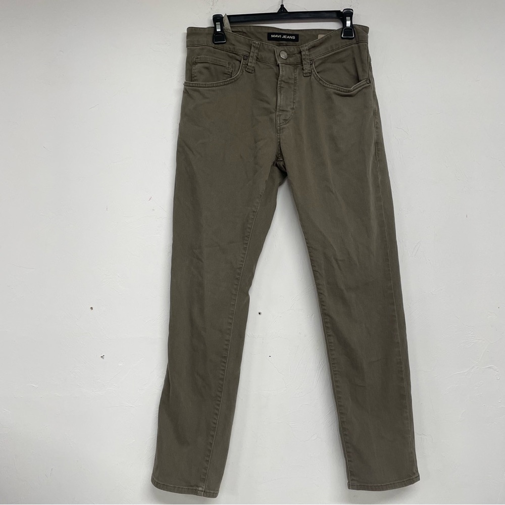 Mavi Green Jake Slim Leg Mens Jeans 30/30